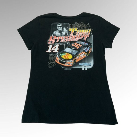 Chase Authentics Women's Tony Stewart 14‎ Black Double Sided Shirt XL - Picture 1 of 3
